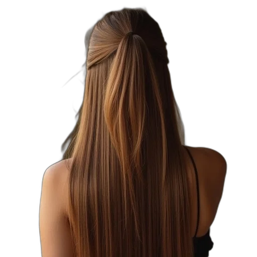 hair, staff, dress, crown transparent PNG cut-out