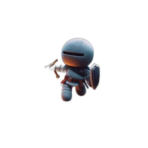 robot, staff, weapon, creature transparent PNG cut-out