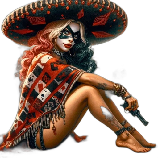 hat, weapon, concept art, comic book art transparent PNG cut-out