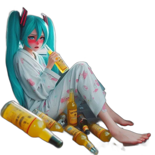 staff, robot, vaporwave, concept art transparent PNG cut-out