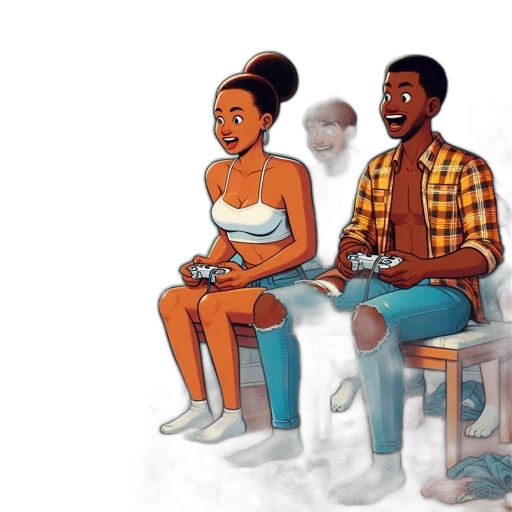 concept art, cartoon, comic book art, 3d render transparent PNG cut-out