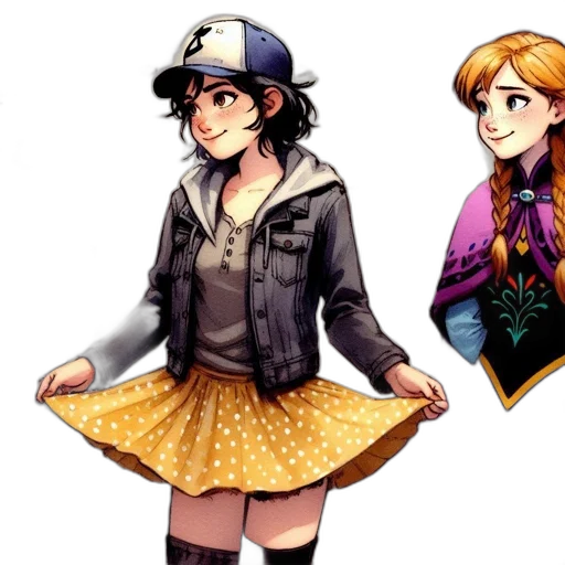 dress, concept art, pixel art, anime transparent PNG cut-out