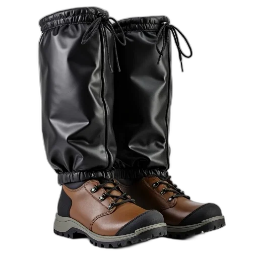 shoes, pair, black, brown transparent PNG cut-out