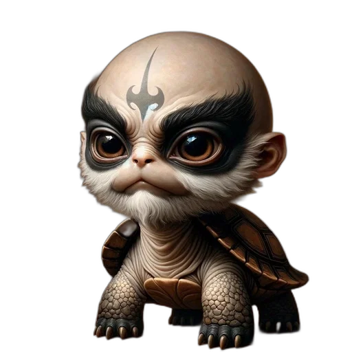 creature, dragon, animal, staff transparent PNG cut-out