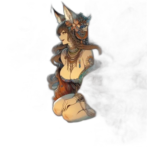 staff, mask, dragon, jewelry transparent PNG cut-out