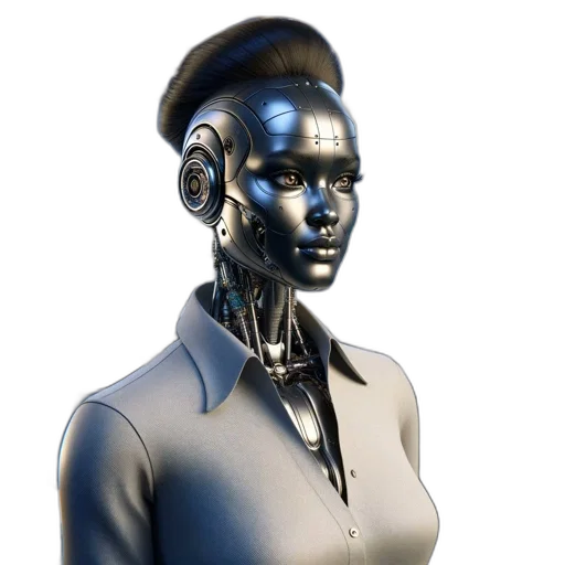 robot, face, mask, staff transparent PNG cut-out