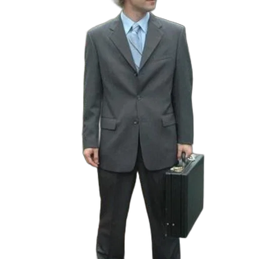 staff, jacket, robot, 3d render transparent PNG cut-out