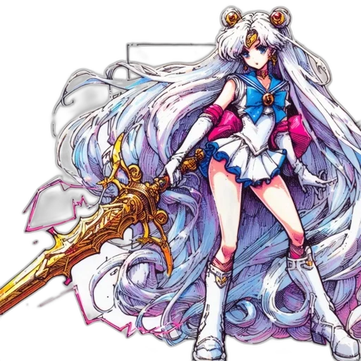 concept art, anime, fantasy art, pixel art transparent PNG cut-out