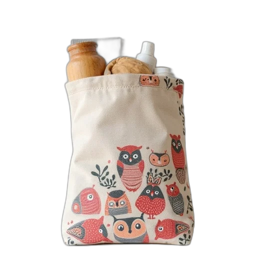 owl, print, canvas, pocket transparent PNG cut-out