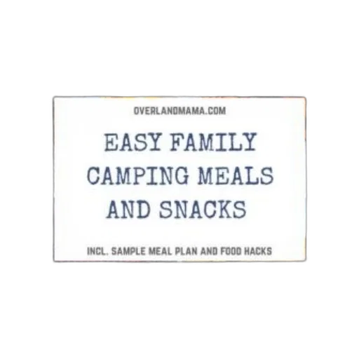 easy, family, camping, meals transparent PNG cut-out