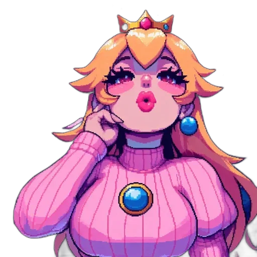 crown, dress, face, staff transparent PNG cut-out
