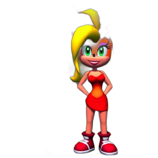 dress, staff, robot, hair transparent PNG cut-out