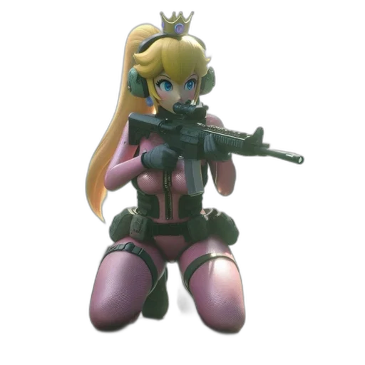 weapon, crown, staff, robot transparent PNG cut-out