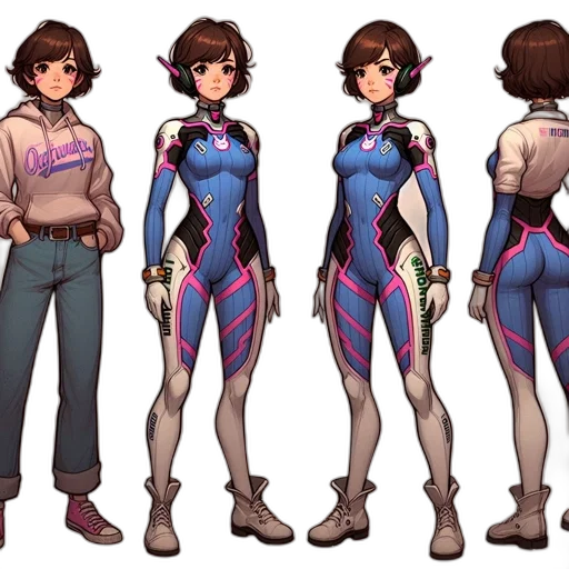 jacket, concept art, cyberpunk, comic book art transparent PNG cut-out