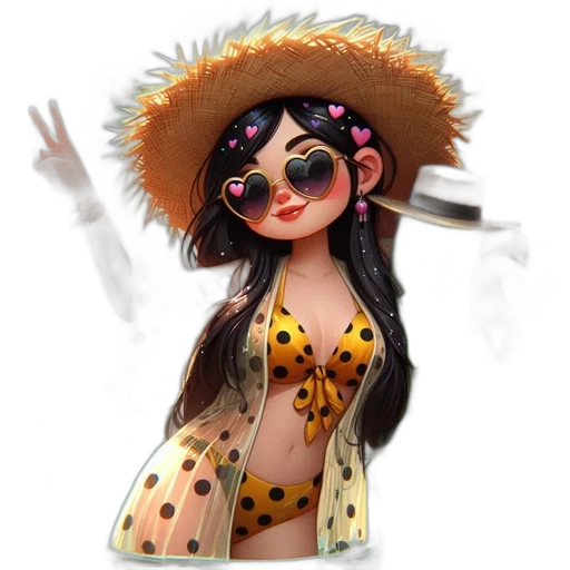 jewelry, hat, staff, fantasy art transparent PNG cut-out