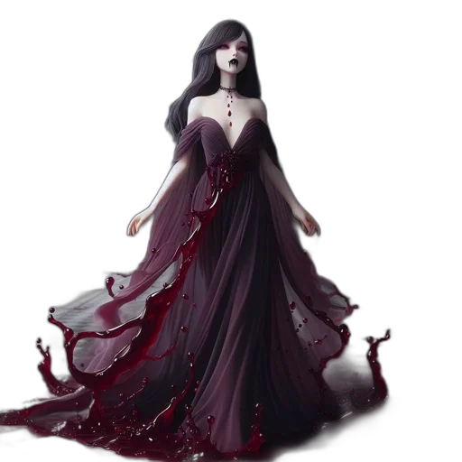 dress, concept art, fantasy art, pixel art transparent PNG cut-out