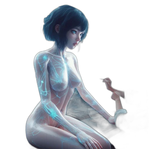 robot, dress, creature, concept art transparent PNG cut-out