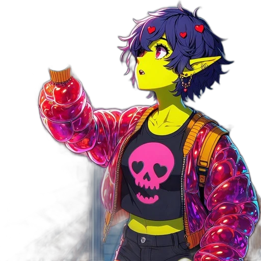 jacket, staff, weapon, concept art transparent PNG cut-out