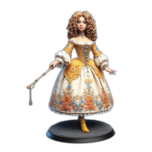 dress, staff, jewelry, concept art transparent PNG cut-out