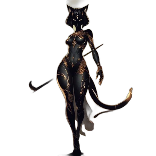 staff, creature, animal, dress transparent PNG cut-out