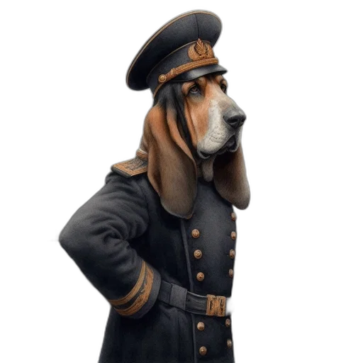hat, staff, animal, jacket transparent PNG cut-out