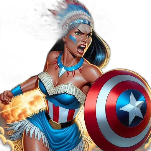 comic book art, concept art, fantasy art, cartoon transparent PNG cut-out