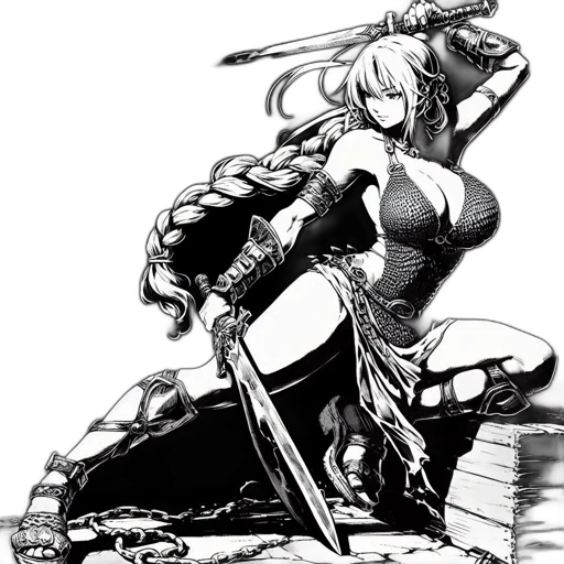 sword, weapon, dragon, robot transparent PNG cut-out