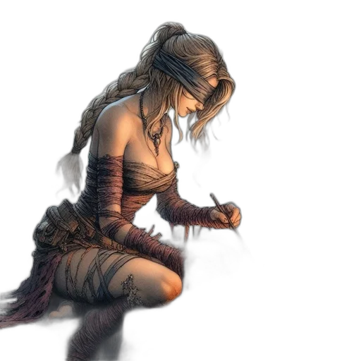 dress, sword, weapon, dragon transparent PNG cut-out