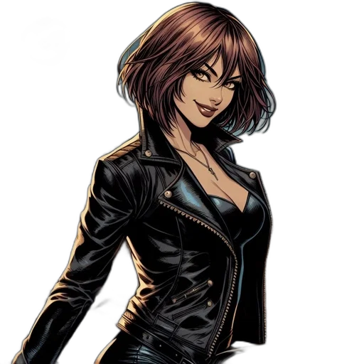 jacket, comic book art, concept art, cartoon transparent PNG cut-out