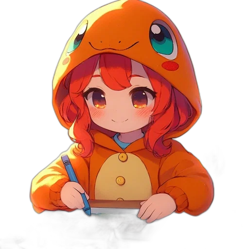 creature, dragon, hat, animal transparent PNG cut-out