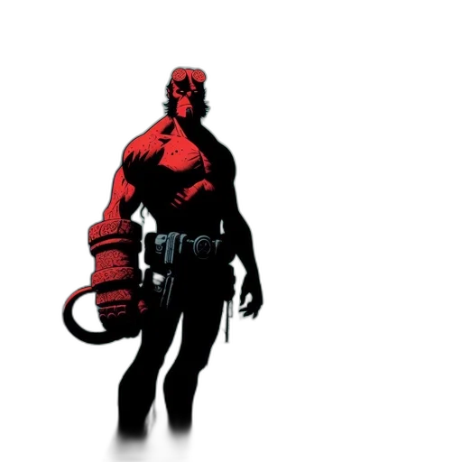weapon, comic book art, concept art, red transparent PNG cut-out