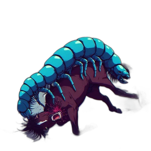 creature, dragon, animal, hair transparent PNG cut-out