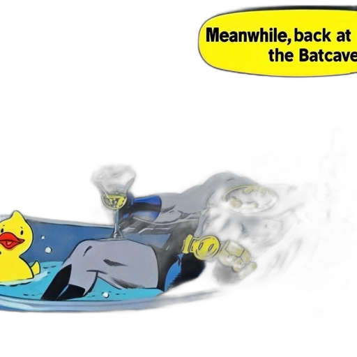 concept art, comic book art, cartoon, underwater transparent PNG cut-out