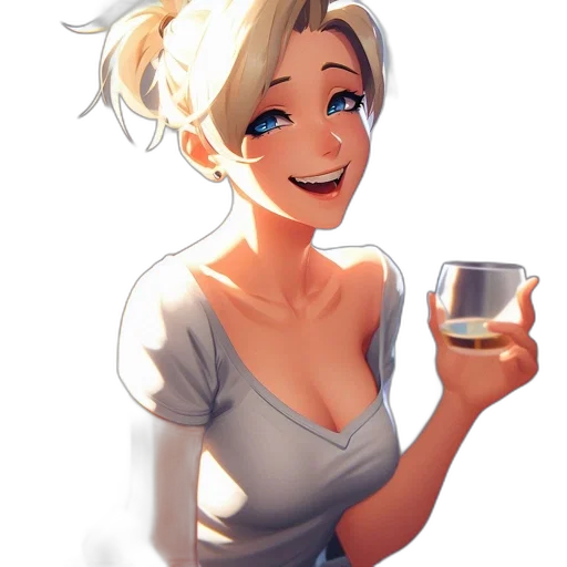 dress, face, staff, robot transparent PNG cut-out