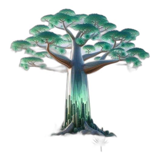 tree, crown, staff, hair transparent PNG cut-out