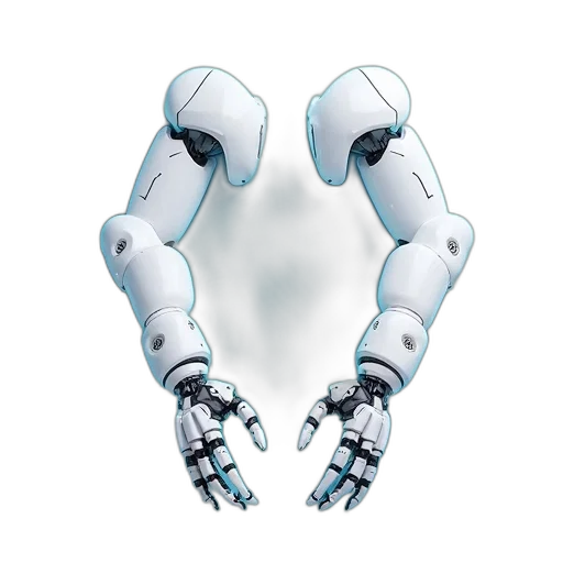 robot, 3d render, concept art, cyberpunk transparent PNG cut-out