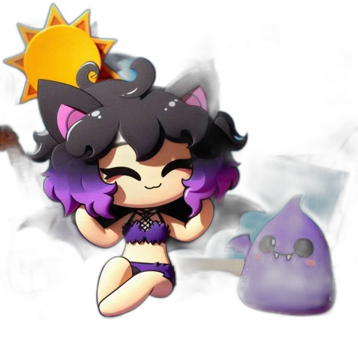 concept art, pixel art, fantasy art, anime transparent PNG cut-out