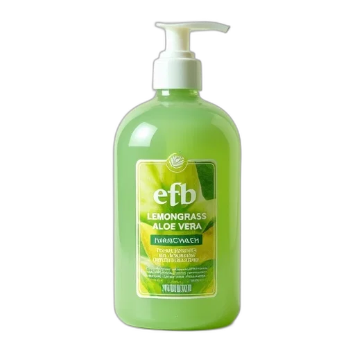 bottle, green, liquid, soap transparent PNG cut-out