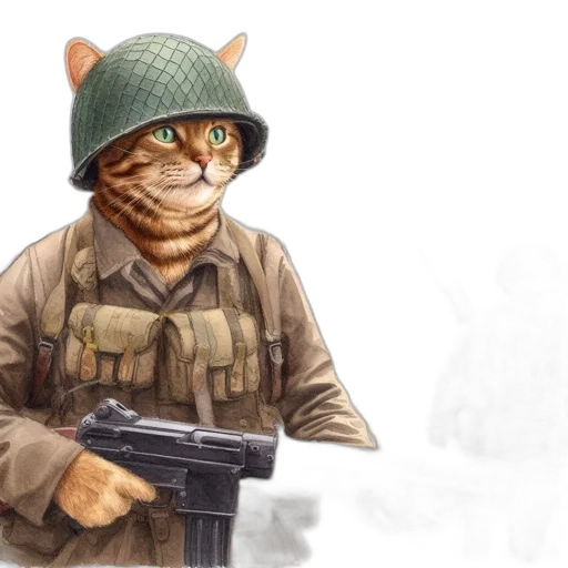 animal, weapon, hat, staff transparent PNG cut-out