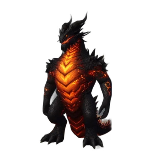 dragon, creature, animal, staff transparent PNG cut-out