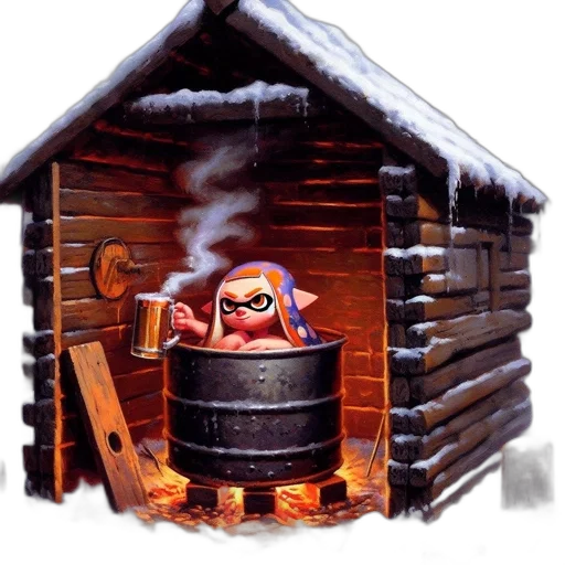 building, robot, concept art, 3d render transparent PNG cut-out