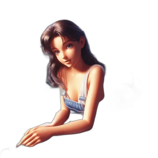 dress, jewelry, robot, photorealistic transparent PNG cut-out