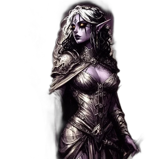 dress, staff, jewelry, mask transparent PNG cut-out