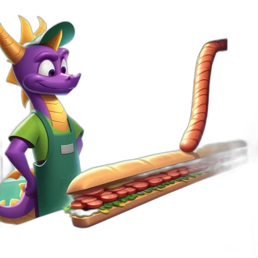 staff, dragon, food, weapon transparent PNG cut-out