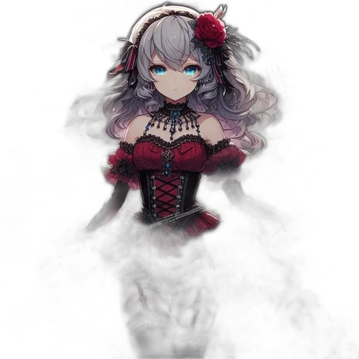 dress, mask, weapon, robot transparent PNG cut-out
