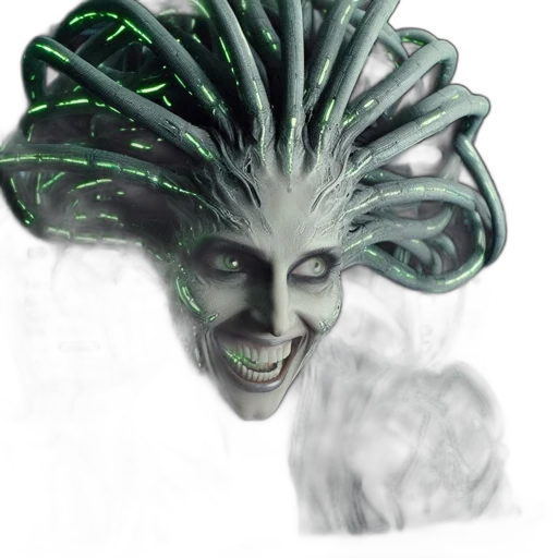 creature, mask, face, crown transparent PNG cut-out