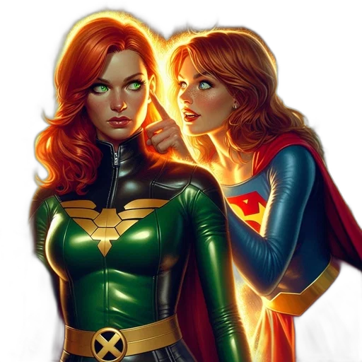 comic book art, concept art, fantasy art, cartoon transparent PNG cut-out