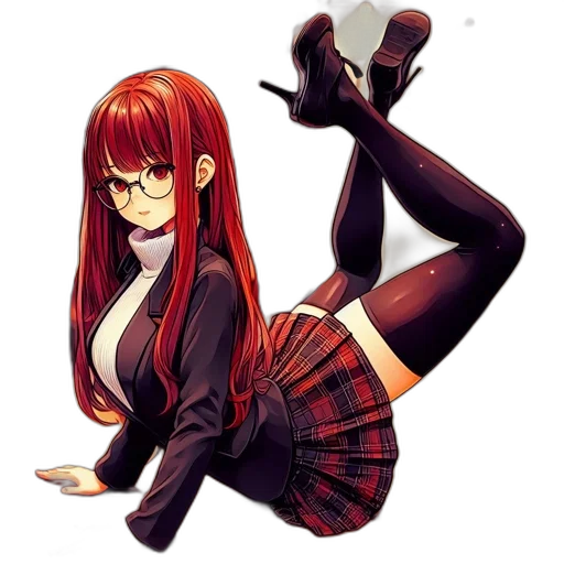 dress, jacket, staff, robot transparent PNG cut-out