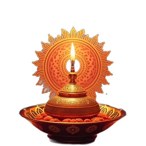 crown, staff, 3d render, raksha transparent PNG cut-out