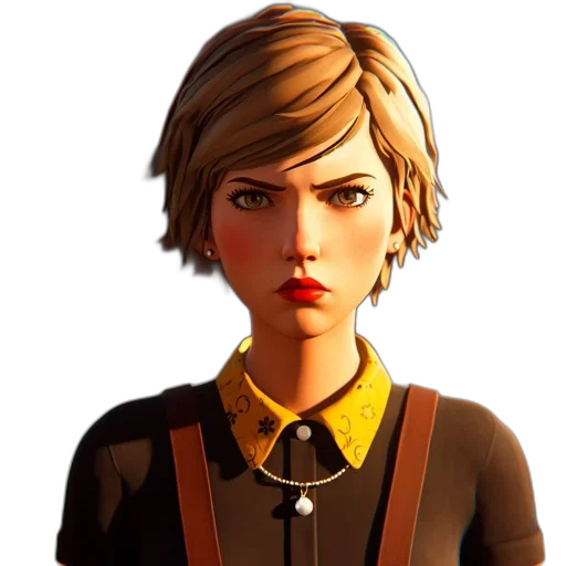 staff, face, concept art, 3d render transparent PNG cut-out